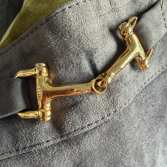 Vintage Celine Gray Suede Mini Skirt - Picture 3 of 3